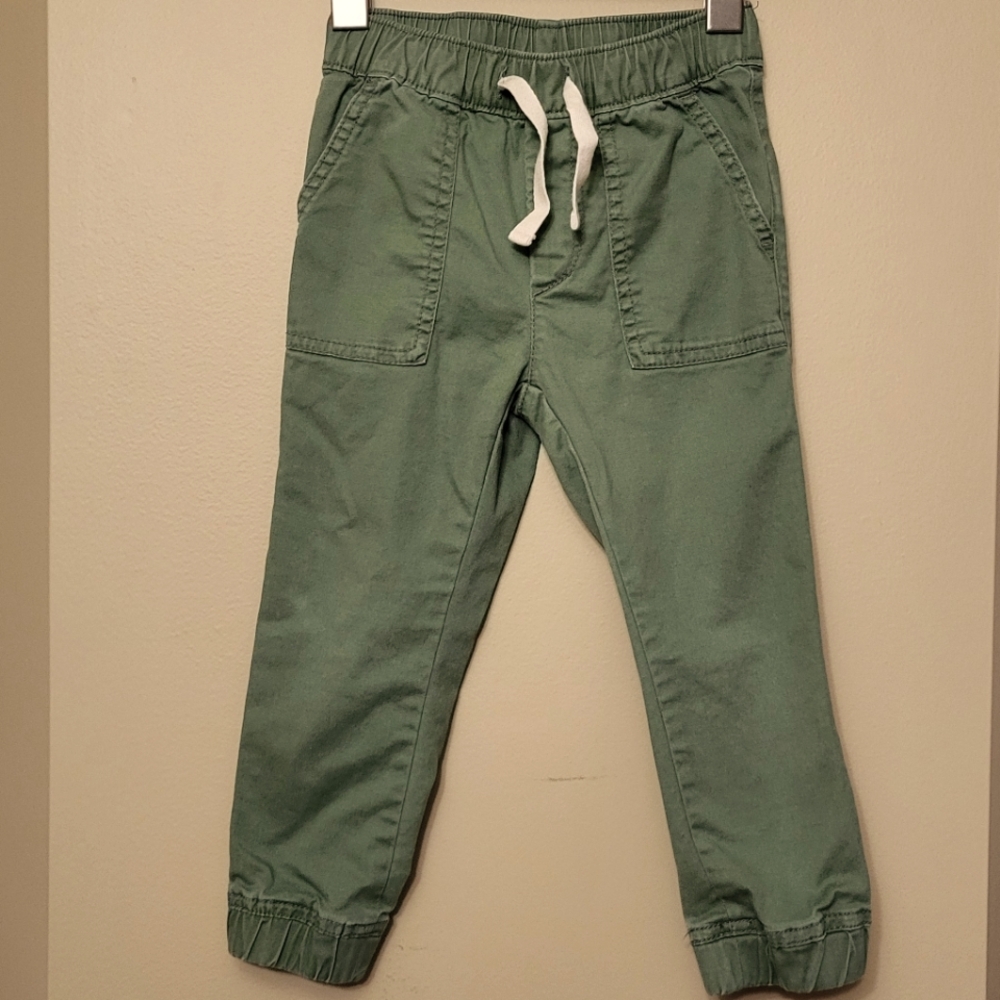 Baby Gap green cotton joggers